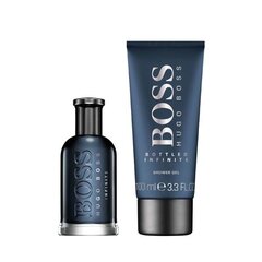 Kosmeetikakomplekt Hugo Boss Bottled Infinite EDP meestele: Lõhnavesi EDP, 50 ml + dušigeel, 100 ml hind ja info | Meeste parfüümid | kaup24.ee