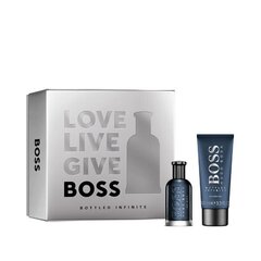 Kosmeetikakomplekt Hugo Boss Bottled Infinite EDP meestele: Lõhnavesi EDP, 50 ml + dušigeel, 100 ml hind ja info | Meeste parfüümid | kaup24.ee