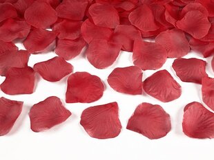 Dekoratiivsed roosi kroonlehed, punane, 1 karp/100 pakki (1 pakk/100 tk) hind ja info | Peokaunistused | kaup24.ee
