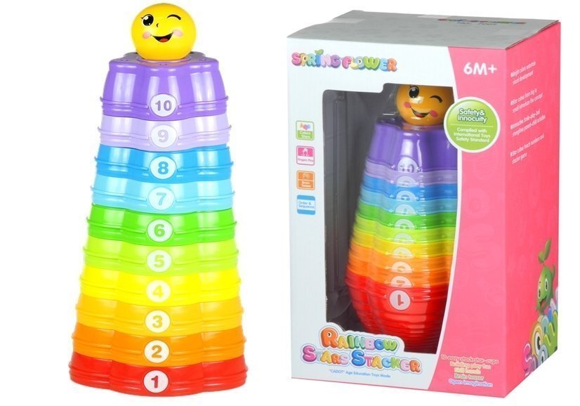Värvilised püramiidid-vormid цена и информация | Imikute mänguasjad | kaup24.ee