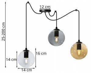 LightHome rippvalgusti Spider Paris hind ja info | Rippvalgustid | kaup24.ee