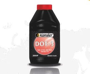 Kansleri pidurivedelik DOT-3 250g hind ja info | Mootoriõlid | kaup24.ee