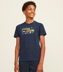 Jack & Jones детская футболка 12263089*03, тёмно-синий 5715610365016 цена и информация | Женские футболки | kaup24.ee