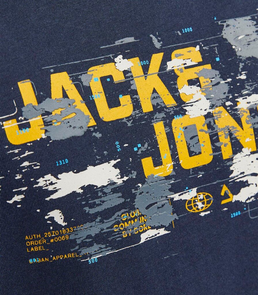 Jack & Jones laste T-särk 12263089*03, tumesinine 5715610365016 цена и информация | Naiste T-särgid, topid | kaup24.ee