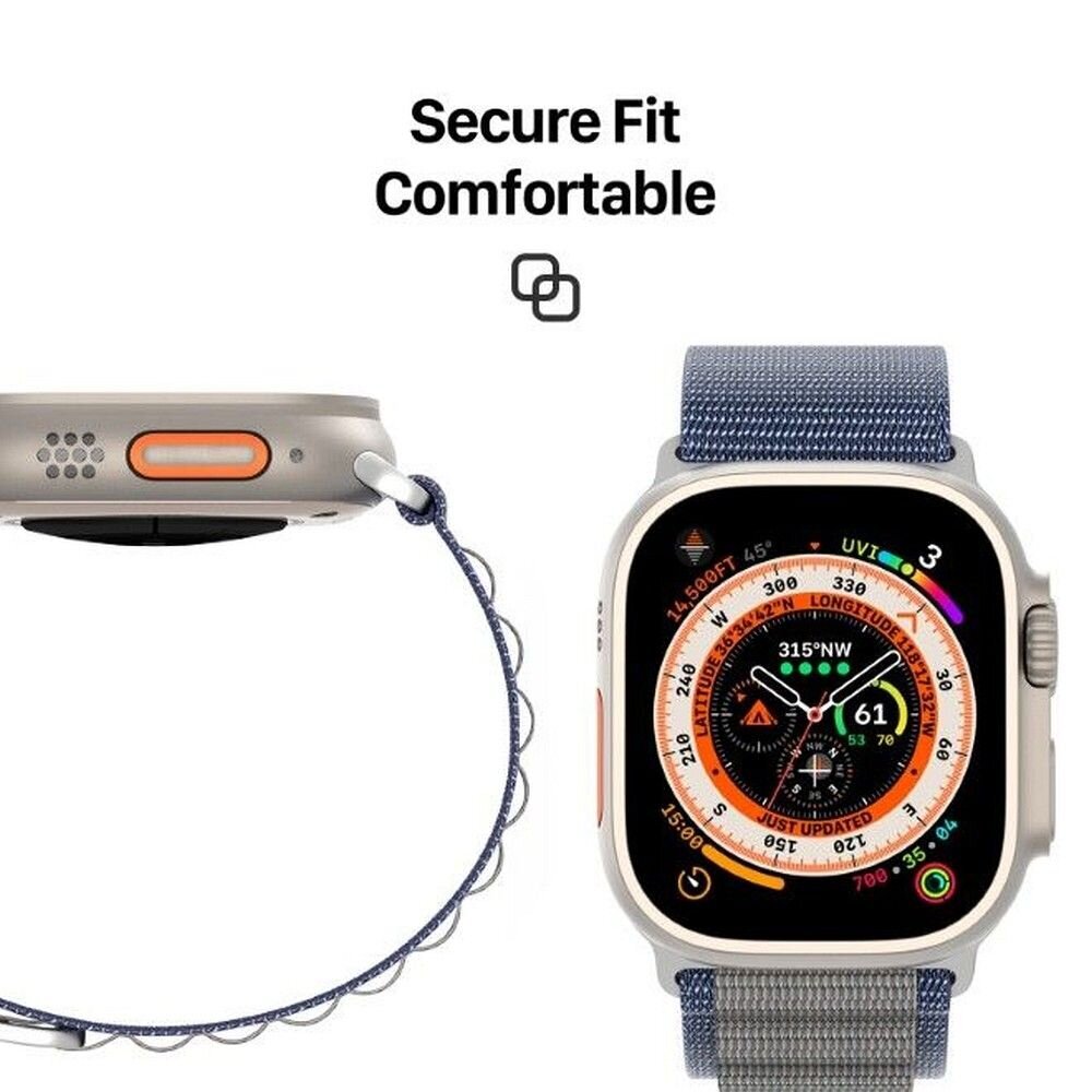 Käevõru Dux Ducis GS seeria Apple Watch 42/44/45/49mm sinine hind ja info | Nutikellade ja nutivõrude tarvikud | kaup24.ee