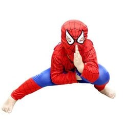 Костюм SPIDERMAN с маской из 3 частей 110-120 5/7L цена и информация | Карнавальные костюмы | kaup24.ee