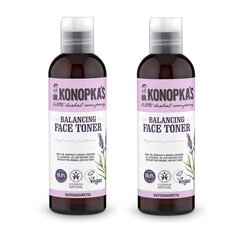 Värskendav ja rahustav näotoonik Dr. Konopka's, 2 x 200 ml цена и информация | Аппараты для ухода за лицом | kaup24.ee