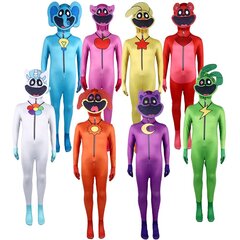 Naeratavad olevused Poppy Cosplay laste kostüüm Halloweeni liibuv Onesie cosplay kostüüm mänguaeg Jumpsuit Party Bodysuit lastele цена и информация | Карнавальные костюмы | kaup24.ee