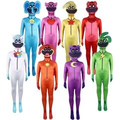 Naeratavad olevused Poppy Cosplay laste kostüüm Halloweeni liibuv Onesie cosplay kostüüm mänguaeg Jumpsuit Party Bodysuit lastele hind ja info | Karnevali kostüümid | kaup24.ee