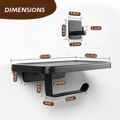 SRIIANO Держатель для туалетной бумаги цена и информация | Аксессуары для ванной комнаты | kaup24.ee
