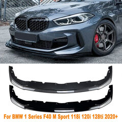 BMW 1. seeria F40 M Sport 118i 120i 128ti 2020-2023 jaoks esikaitseraua huulejaoturi hajuti korpuse komplekt Spoileri põrkekaitse kaitse hind ja info | Lisaseadmed | kaup24.ee