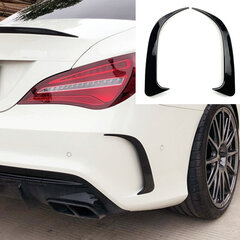 Mercedes-Benz CLA 45 AMG W117 250 200 2014-2018 läikiv must ABS tagumine põrkeraua huulespoiler Canards tuulutusavad Tasuta kohaletoimetamine цена и информация | Дополнительные принадлежности | kaup24.ee