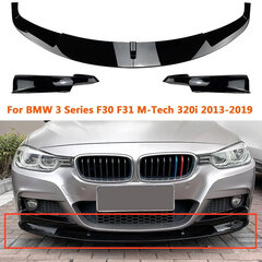 BMW 3. seeria F30 F31 M-Tech 320i 2013-2019 jaoks esikaitseraua jaoturi huulekühvli difuusori spoileri kaitsekatte komplekt hind ja info | Lisaseadmed | kaup24.ee