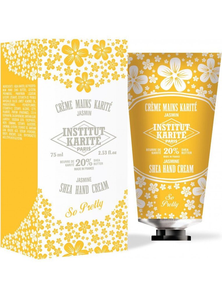 Kätekreem Institute Karite Paris Jasmin Shea So Pretty 75 ml hind ja info | Kehakreemid, losjoonid | kaup24.ee