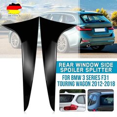 Paar auto tagaakna külgspoiler BMW 3-seeria F31 Touring Wagon 2012-2018 tagumine külgspoiler Canard Splitter hind ja info | Lisaseadmed | kaup24.ee