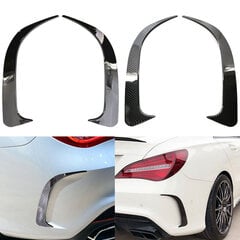 ABS Fiber Look Tagumise põrkeraua spoileri õhuventiili kaane külgmine Canard jaoks Mercedes-Benz W117 CLA 200 250 45 AMG 2014-2018 цена и информация | Дополнительные принадлежности | kaup24.ee