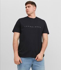 Jack & Jones мужская футболка 12243625*02, черный 5715424106850 цена и информация | Мужские футболки | kaup24.ee