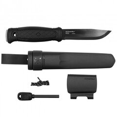 Morakniv Garberg BlackBlade nuga koos ellujäämiskomplektiga süsinikterasest цена и информация | Туристические ножи, многофункциональные приборы | kaup24.ee