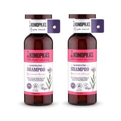 Taaselustav šampoon Dr. Konopka's, 2 x 500 ml hind ja info | Šampoonid | kaup24.ee