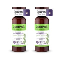 Tugevdav palsam Dr. Konopka's, 2 x 500 ml hind ja info | Juuksepalsamid | kaup24.ee