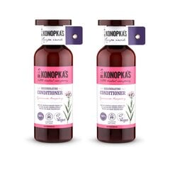 Taastav juuksepalsam Dr. Konopka's, 2 x 500 ml hind ja info | Juuksepalsamid | kaup24.ee