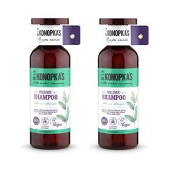 Volüümi andev šampoon Dr. Konopka's, 2 x 500 ml цена и информация | Шампуни | kaup24.ee