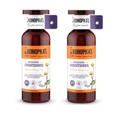 Toitev juuksepalsam Dr. Konopka's, 2 x 500ml цена и информация | Бальзамы, кондиционеры | kaup24.ee