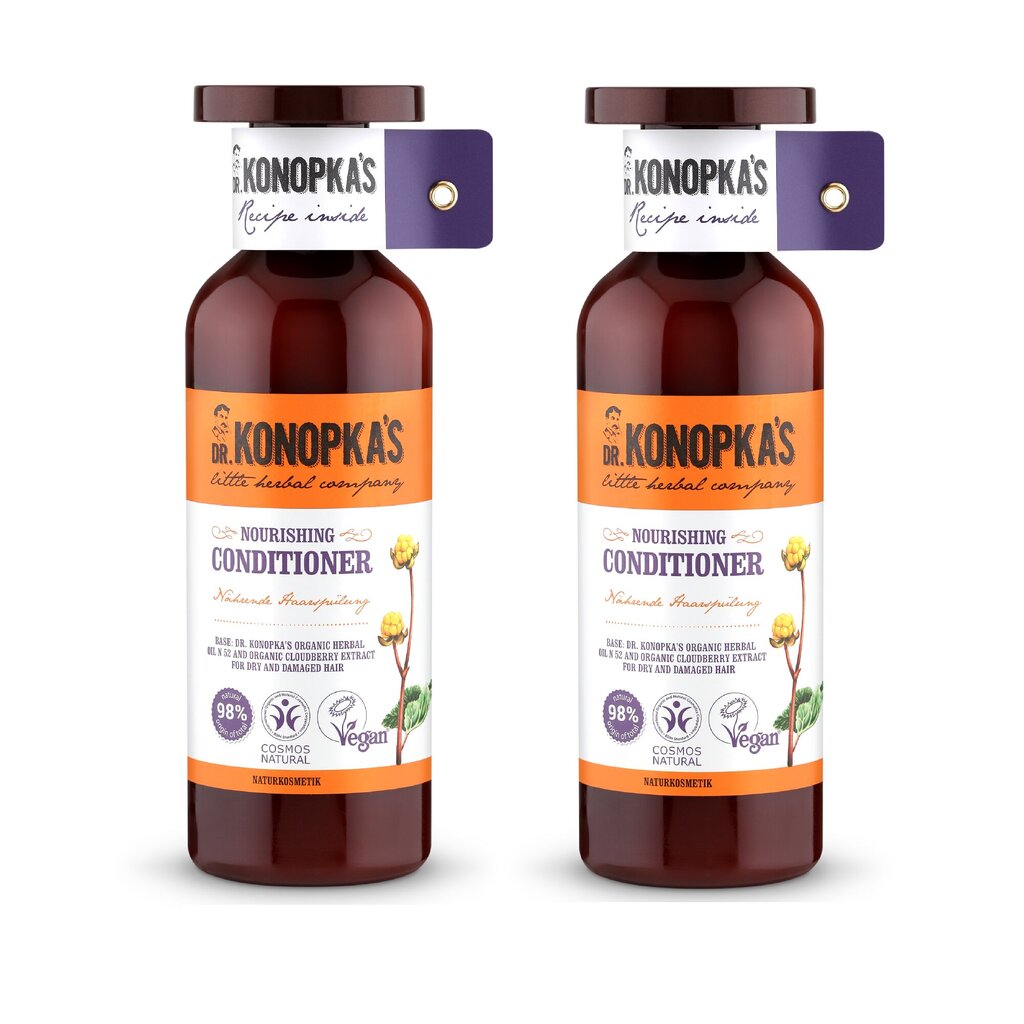 Toitev juuksepalsam Dr. Konopka's, 2 x 500ml цена и информация | Juuksepalsamid | kaup24.ee