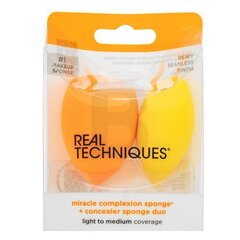 Real Techniques Miracle Complexion Sponge + Concealer Sponge Duo hind ja info | Meigipintslid, -käsnad | kaup24.ee