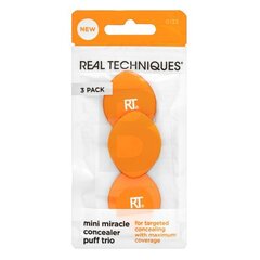 Real Techniques Mini Miracle Concealer Puff Trio meigivõre hind ja info | Meigipintslid, -käsnad | kaup24.ee