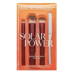 Real Techniques Solar Power Golden Hour Glow Base Set цена и информация | Кисти для макияжа, спонжи | kaup24.ee