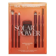 Real Techniques Solar Power sulatatud metallist silmakomplekt hind ja info | Meigipintslid, -käsnad | kaup24.ee