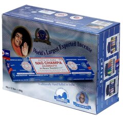 Viirukipulgad Satya Nag Champa Agarbatti, 40g hind ja info | Kodulõhnastajad | kaup24.ee