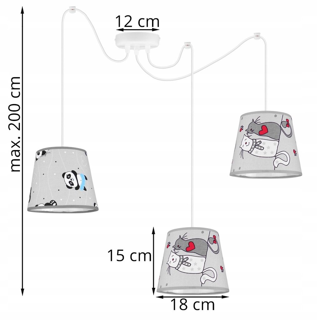 LightHome laste Spider Diuna hind ja info | Lastetoa valgustid | kaup24.ee