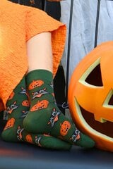 PERIL kasside ja kõrvitsatega halloweeni sokid PERIL-40-45 цена и информация | Женские носки | kaup24.ee