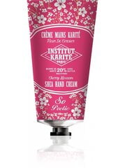 Kätekreem Institute Karite Paris Cherry Blossom Shea So Poetic 75 ml hind ja info | Kehakreemid, losjoonid | kaup24.ee