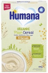 Humana Bio 5 teravilja puder 200g hind ja info | Pudrud | kaup24.ee