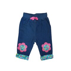 Брюки Frugi из хлопкового вельвета (60-68 см, 3-6 месяцев) "Little Cord Patcs Trousers" OUTLET TRA901SFE0306-izm-62 цена и информация | Штаны для младенцев | kaup24.ee