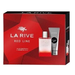 Komplekt La Rive Red Line meestele: Tualettvesi EDT, 90 ml + dušigeel, 100 ml hind ja info | Meeste parfüümid | kaup24.ee