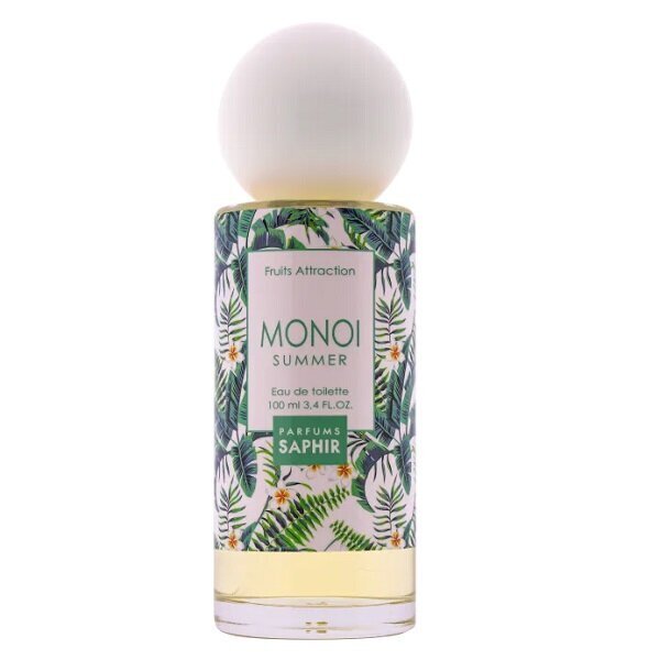 Tualettvesi Saphir Fruit Attraction Monoi Summer EDT naistele, 100 ml hind ja info | Naiste parfüümid | kaup24.ee