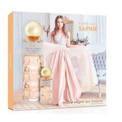 Lõhnavee komplekt Saphir Muse Night Women EDP naistele: Lõhnavesi 200 ml + Lõhnavesi 25 ml hind ja info | Naiste parfüümid | kaup24.ee