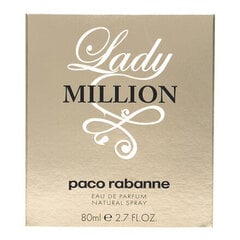 Paco Rabanne Lady Million eau de parfum для женщин 80 мл цена и информация | Женские духи | kaup24.ee