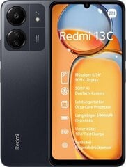 Xiaomi Redmi 13C Dual SIM 6/128GB Black цена и информация | Мобильные телефоны | kaup24.ee