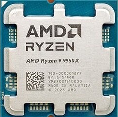 AMD Ryzen 9 9950X tray hind ja info | Protsessorid (CPU) | kaup24.ee