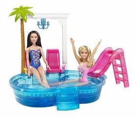 Nukud basseiniga Barbie Pool and boat hind ja info | Tüdrukute mänguasjad | kaup24.ee