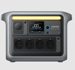 Электрическая станция Anker Solix C1000X, 1800W, с аккумулятором цена и информация | Электрогенераторы | kaup24.ee