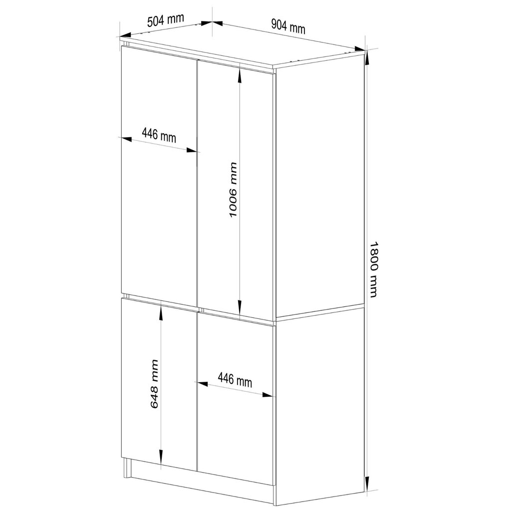 Kapp Akord S90 4D CLP, valge цена и информация | Kapid | kaup24.ee