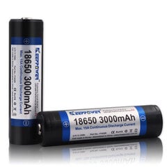 Keeppower 18650-3000mAh hind ja info | Patareid | kaup24.ee