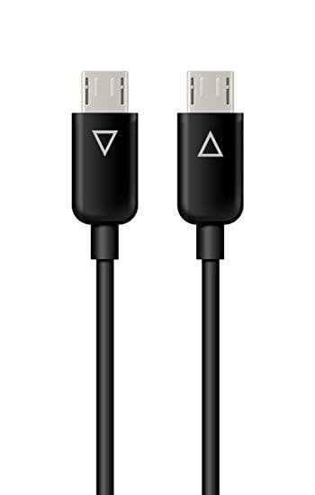 Energizer Hightech Micro-USB Power Sharing Cable 15cm (C12MCMCABK4), must цена и информация | Mobiiltelefonide kaablid | kaup24.ee