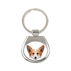 Pembroke Welsh Corgi - geomeetriline võtmehoidja ripats pildi ja tekstiga Art-Dog hind ja info | Klaasid, tassid ja kannud | kaup24.ee